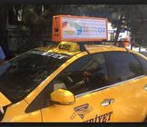 SMD2727 RVB imperméabilisent la publicité d'affichage menée par dessus de taxi de l'écran P5 de LED