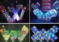 Éclat réglable de divers de forme du DJ écran magnifique de la cabine LED polychrome
