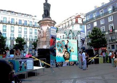 La location extérieure de la grande publicité claire a mené performance polychrome d'écran la haute