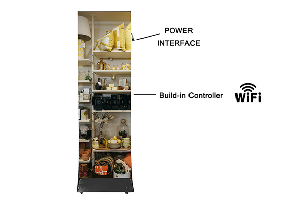 Écran LED à double face ultra-mince à l'intérieur