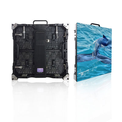 Cabinet en aluminium mené par location extérieure polychrome de profil de lancement de pixel de l'écran 4mm de SMD