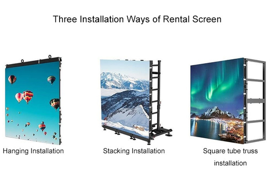Écran LED de location en intérieur sur scène Bonne résolution