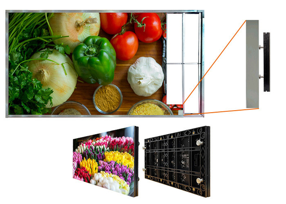 L'écran LED sans armoire est constitué d'un module magnétique P1.2 P1.5 P1.8 P2 P2.5