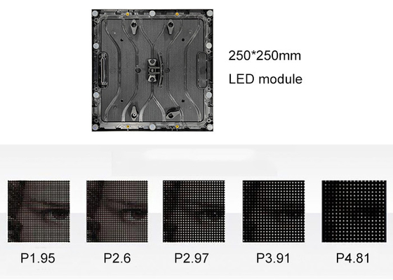 P3.91 1000*500 mm Monture murale d'affichage à LED intérieur/entretien avant suspendu