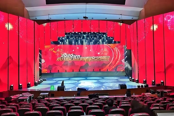 P3.9 Panneau LED de location intérieurEfficacité énergétique Taux de rafraîchissement 7680 Hz pour les auditoriums et les expositions