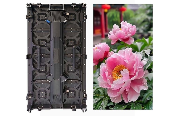 P4.8 HD Écran LED locatif 16 bits Grayscale 7680Hz Taux de rafraîchissement pour les écrans dynamiques de scène et de vente au détail