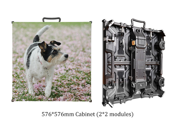 P4.8 Écran LED de location extérieure 576*576mm Armoire 288*288mm Module imperméable à la pluie