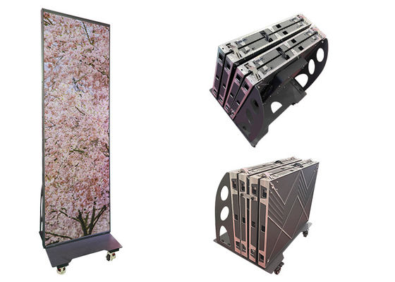 Affiche pliable Écran LED hauteur 60 cm petit espace pratique poids léger