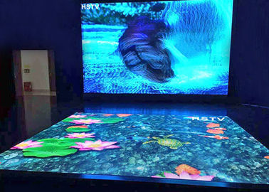 Danse interactive d'intérieur de l'affichage menée par RVB P4.81 de plancher annonçant facilement l'entretien