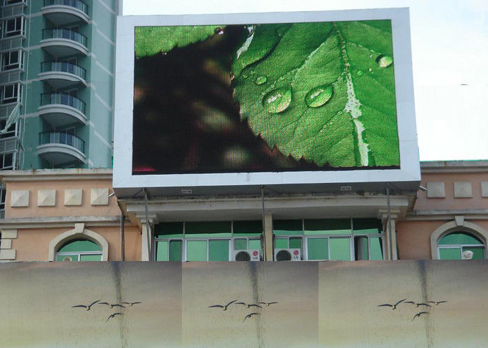 Affichage mené polychrome de publicité extérieure de HD P8 RVB avec la fonction visuelle